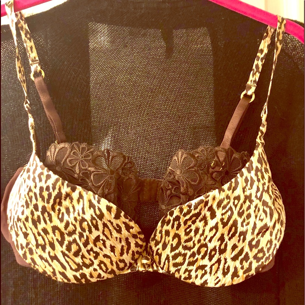 Victoria Secret Very Sexy Bra Leopard Prnt & Lace